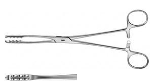 КОРНЦАНГ ДЛЯ ТАМПОНІВ/ПЕРЕВ'ЯЗКИ ЕСКУЛАП, ПРЯМИЙ, 220 ММ